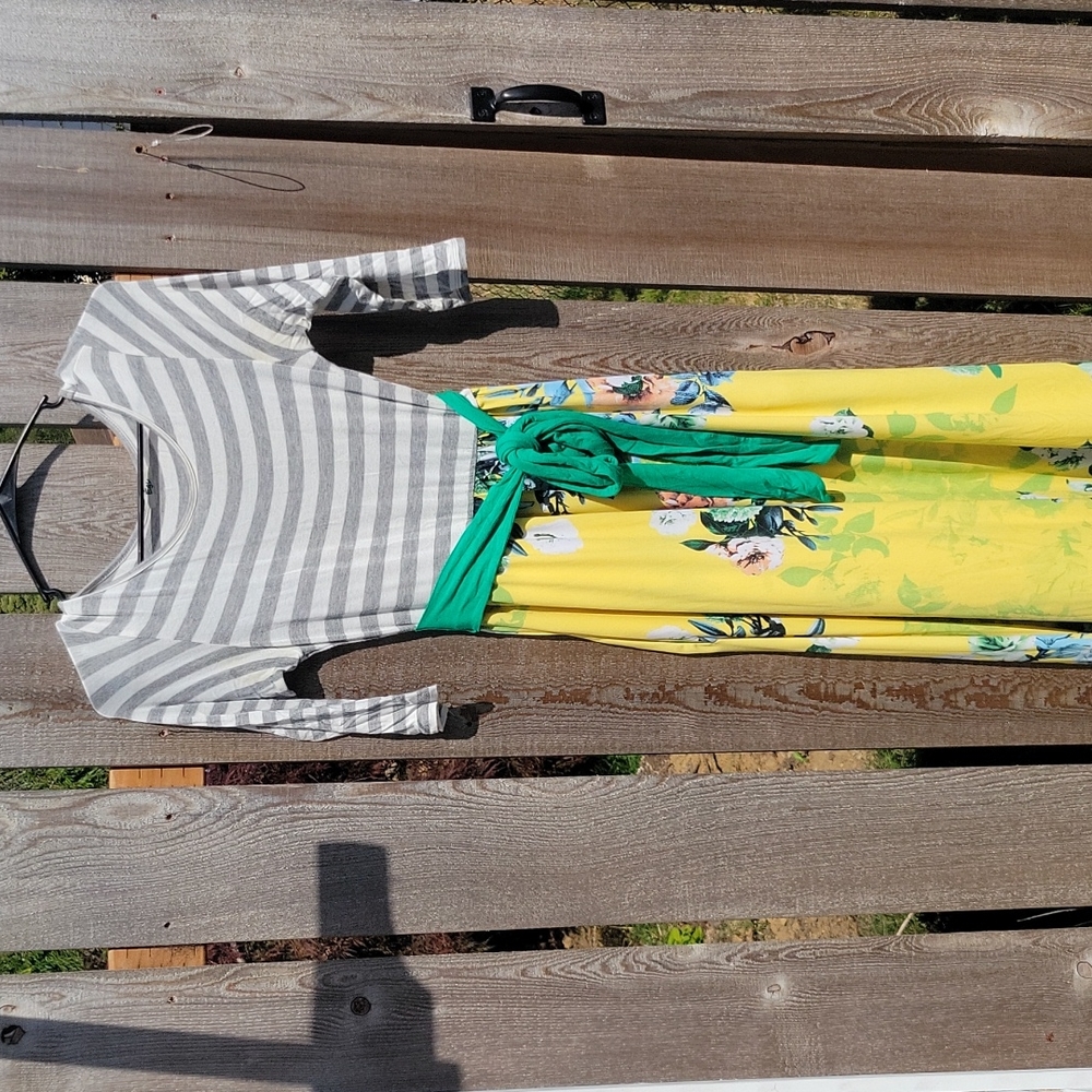 Spring Floral Maxi Dress